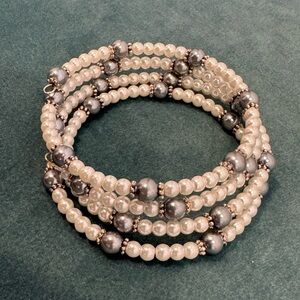 Etsy Pearl Dainty Wrap Bracelet